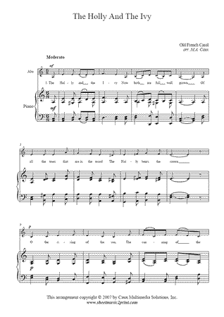 The Holly And The Ivy (Old French Carol)