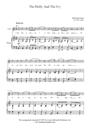 The Holly And The Ivy (Old French Carol)