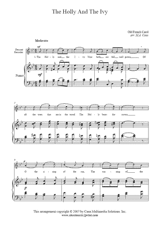 The Holly And The Ivy (Old French Carol)