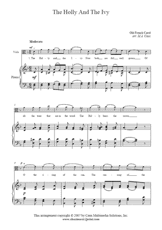 The Holly And The Ivy (Old French Carol)