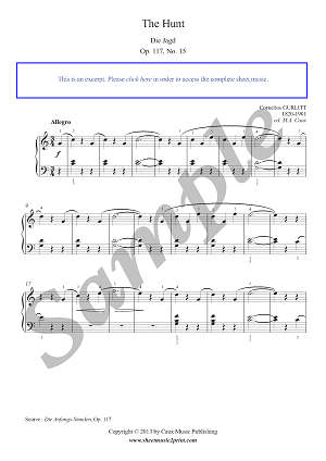 The Hunt, Op. 117, No. 15