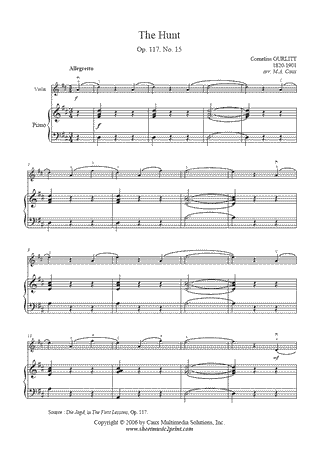The Hunt, Op. 117, No. 15