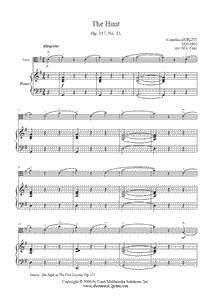 Gurlitt : The Hunt, Op. 117, No. 15 - Viola