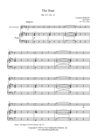 The Hunt, Op. 117, No. 15