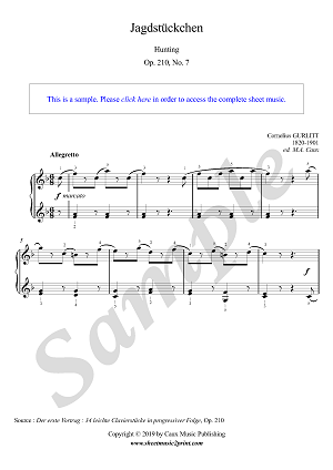 Jagdstückchen, Op. 210, No. 7