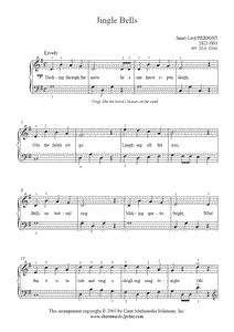 Jingle Bells - Piano Grade 2 – Sheetmusic2print