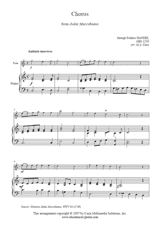 Chorus from <em>Judas Maccabaeus</em>