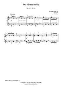Gurlitt : Die Klappermuhle, Op. 117, No. 33