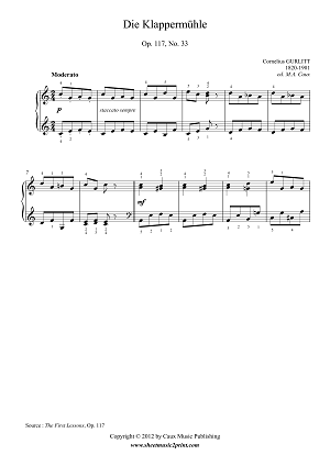 Die Klappermühle, Op. 117, No. 33