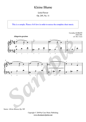 Kleine Blume, Op. 205, No. 11