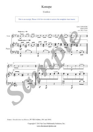 Konope (Coufava), JW VIII/10, No. 11