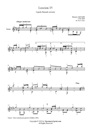 Lesson 35 in E minor