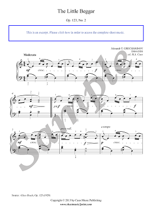 The Little Beggar, Op. 123, No. 2