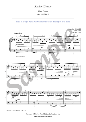 Little Flower in F Major, Op. 205, No. 8