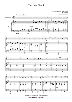 Sullivan : The Lost Chord - Saxophone