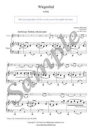 Lullaby, Op. 49, No. 4