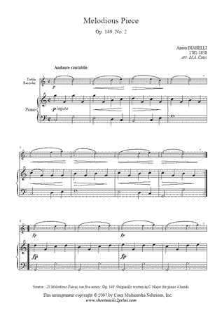 Melodious Piece, Op. 149, No. 2