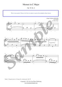 Hassler : Menuet Op. 38, No. 4