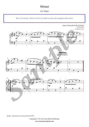 Minuet in C Major