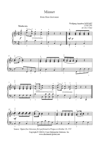 Menuet from <em>Don Giovanni</em>