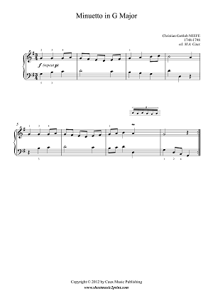 Minuetto in G Major