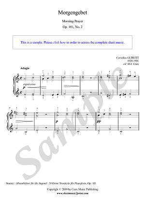 Morgengebet, Op. 101, No. 2