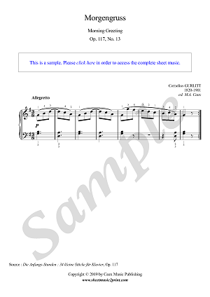 Morgengruss, Op. 117, No. 13