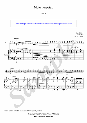Bohm : Moto perpetuo (No. 6 from Third Suite) – Sheetmusic2print