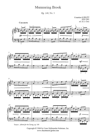 Murmuring Brook, Op. 140, No. 5