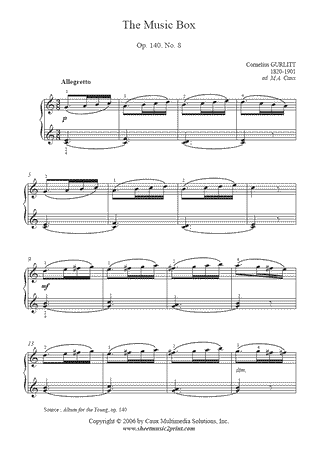 The Music Box, Op. 140, No. 8
