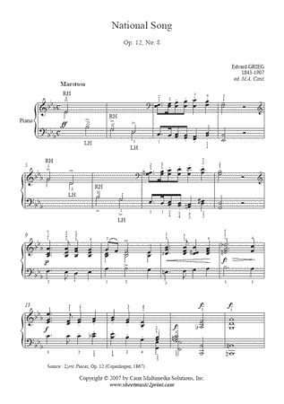 National Song, Op. 12, No. 8