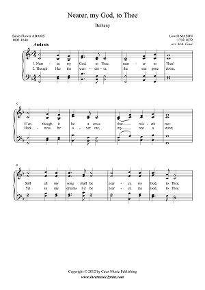 Nearer My God To Thee
