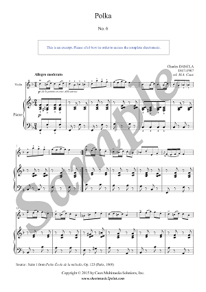 Dancla : Polka Op. 123, No. 6