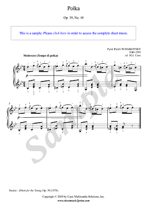 Polka, Op. 39, No. 10