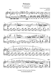 Chopin : Polonaise in B flat Major, B 3 - Posthumous