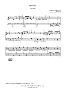 Bach : Prelude BWV 939