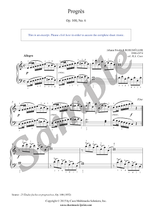 Progrès, Op. 100, No. 6