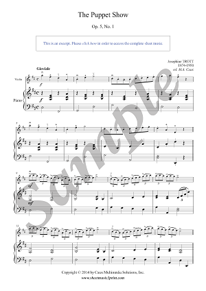 The Puppet Show, Op. 5, No. 1