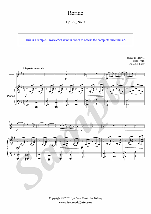 Rieding : Rondo Op. 22, No. 3