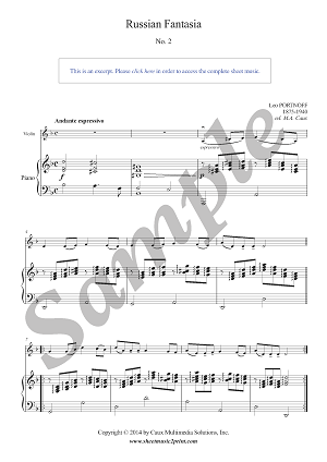 Russian Fantasia No. 2 in D minor