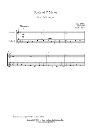 Scale of C Major
