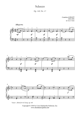 Scherzo, Op. 140, No. 17
