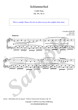 Gurlitt : Schlummerlied, Op. 101, No. 6