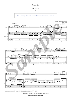 Siciliano BWV 1031