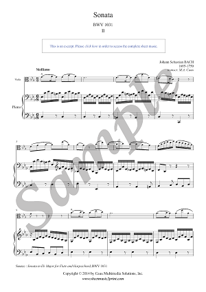 Bach : Siciliano BWV 1031 - Viola