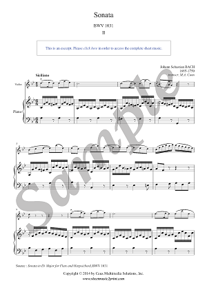 Siciliano BWV 1031