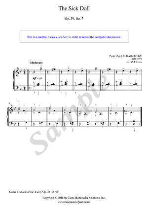 The Sick Doll, Op. 39, No. 7