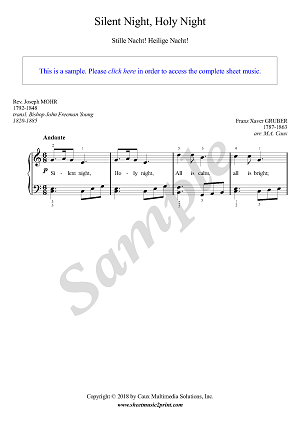 Silent Night - Easy Piano