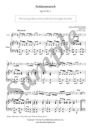 Soldatenmarsch, Op. 62, No. 3