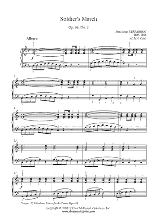 Soldier's March, Op. 63, No. 2